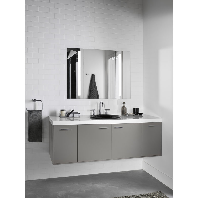 Kohler Verdera® Recessed or Surface Mount Frameless Medicine Cabinet ...
